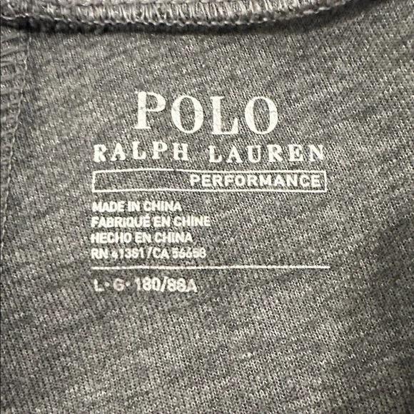 Polo Ralph Lauren Men's Grey Solid Double Knit Performance Jogger Pants L - Picture 8 of 10